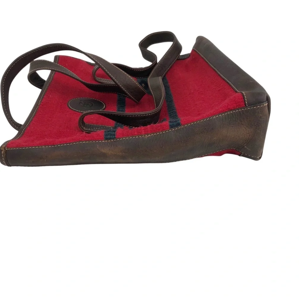 Born Textile Wool and Leather Western Aztec Print Handbag Purse‎ Tote